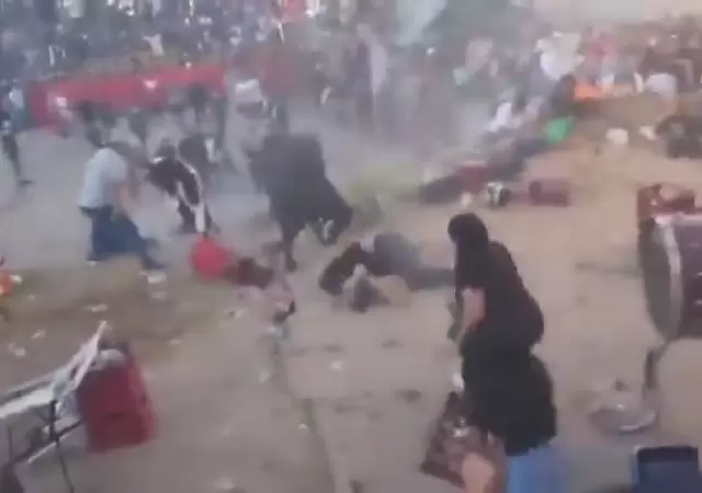 Los heridos fueron asistidos por bomberos de la localidad.
