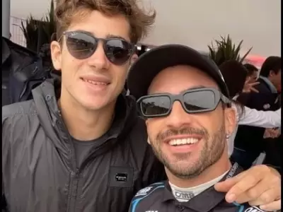 Juli�n Santero y Franco Colapinto mantienen una linda amistad 'fierrera'/ Fuente: Instagram Juli�n Santero