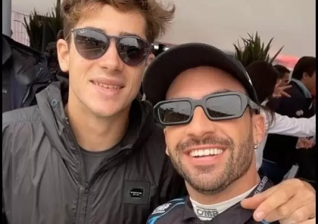 Juli�n Santero y Franco Colapinto mantienen una linda amistad 'fierrera'/ Fuente: Instagram Juli�n Santero