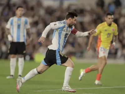 Messi volvi� a ser titular en la Selecci�n.