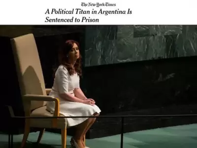 Nota de The New York Time sobre Cristina.