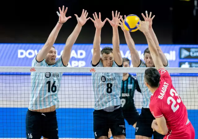 Agust�n Loser, el capit�n de la Selecci�n Argentina.