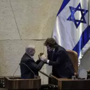 Milei en el Parlamento de Israel: "En 2026 mudaremos la embajada a Jerusal�n"