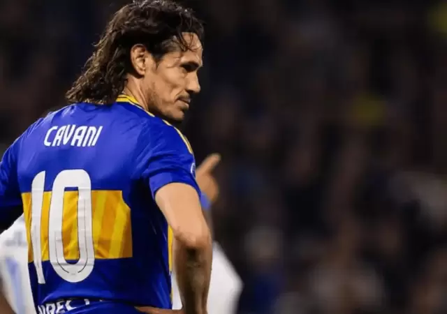 Edinson Cavani, delantero de Boca