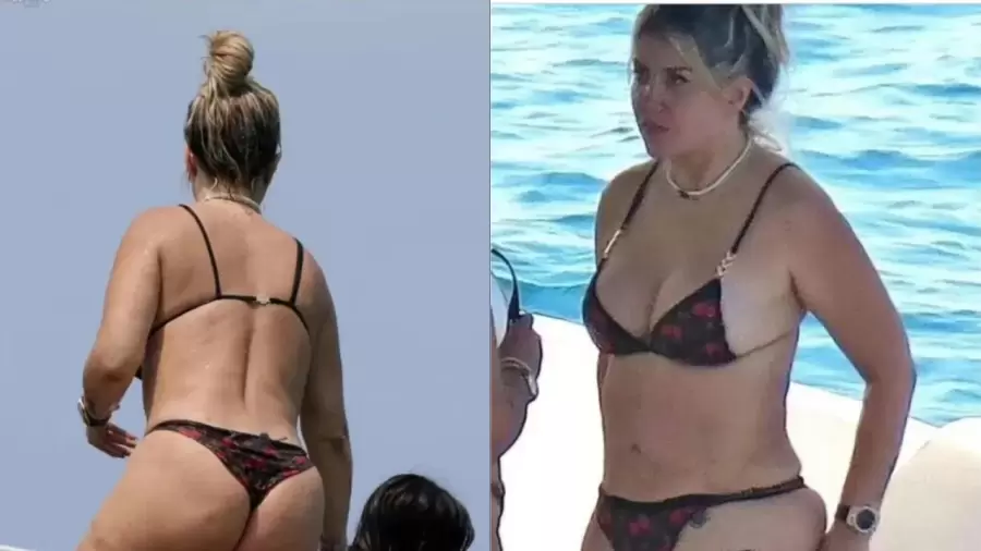 Las im�genes que compartieron de Wanda.