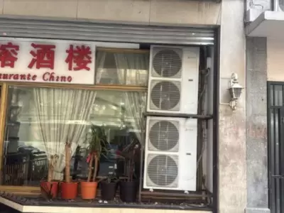 El restaurante donde ocurri� el violento hecho.