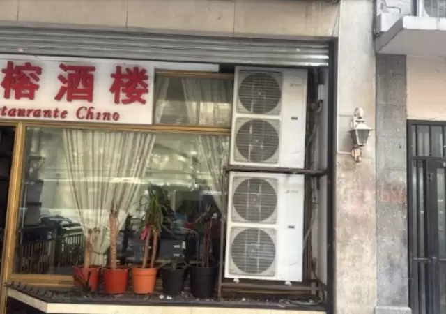 El restaurante donde ocurri� el violento hecho.
