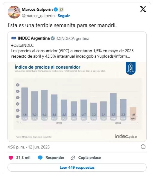 Posteo de Galperin