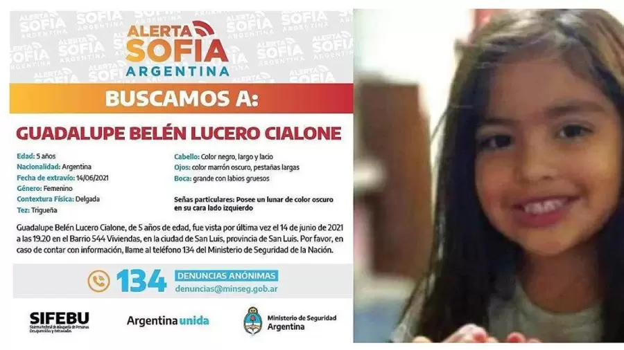 Se activ� el Alerta Sof�a para facilitar la b�squeda, pero sin resultados. (Imagen: archivo web)