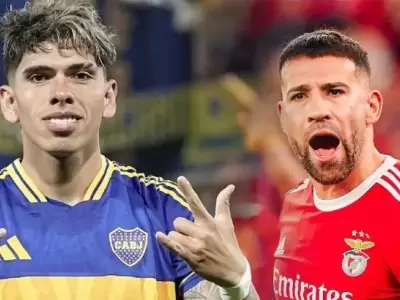 Carlos Palacios y Nicol�s Otamendi, protagonistas de un duelo en EE.UU