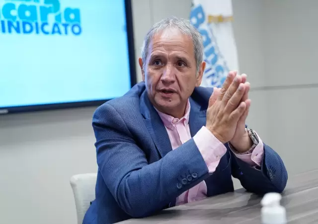 Sergio Palazzo, titular de la Asociacion Bancaria.