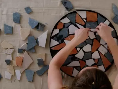 Ideas creativas con trozos de cer�mica.