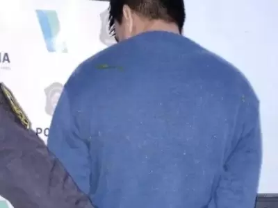 Uno de los detenidos por el horrendo doble crimen. (Foto: gentilea Cronica)
