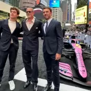 Franco Colapinto en modo estrella: alfombra roja, Brad Pitt y fans enloquecidos