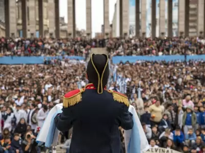 Promesa de Lealtad a la Bandera en Rosario.
