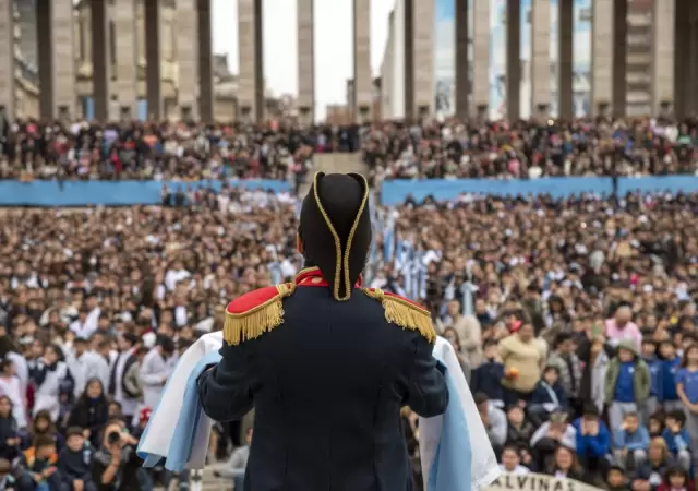 Promesa de Lealtad a la Bandera en Rosario.