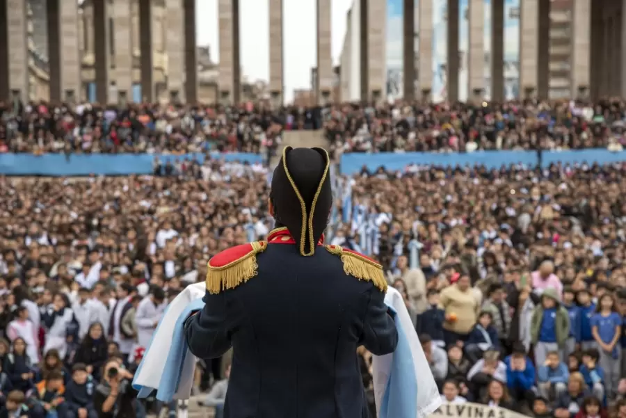 Promesa de Lealtad a la Bandera en Rosario.