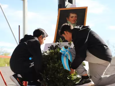 Homenaje a Belgrano en Lavalle/ Fuente: Municipalidad de Lavalle