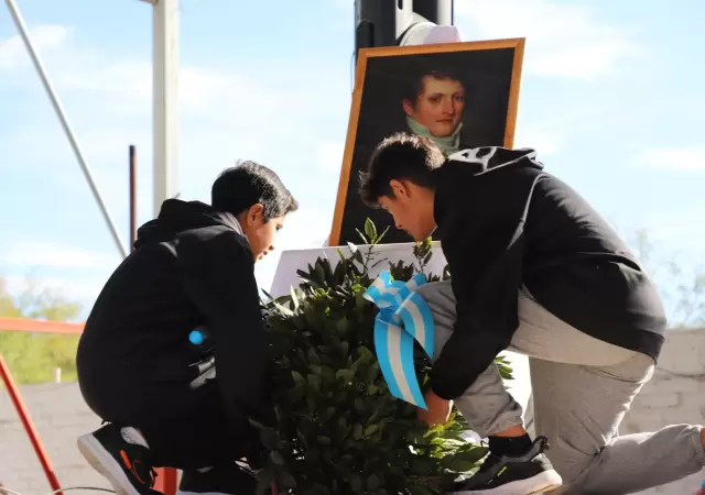 Homenaje a Belgrano en Lavalle/ Fuente: Municipalidad de Lavalle