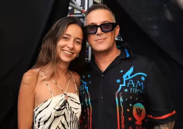 Otros tiempos: Ivet Playa junto a Alejandro Sanz.