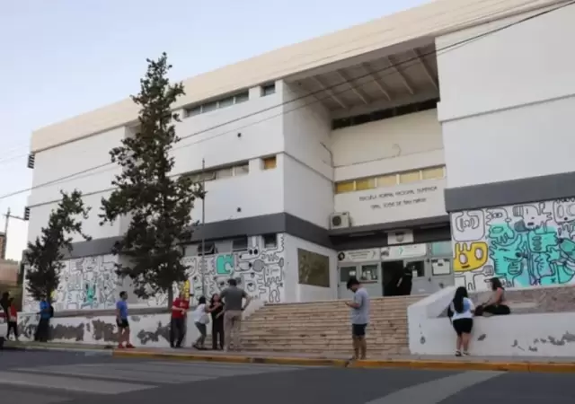 El instituto de formaci�n docente donde ocurri� la brutal agresi�n.