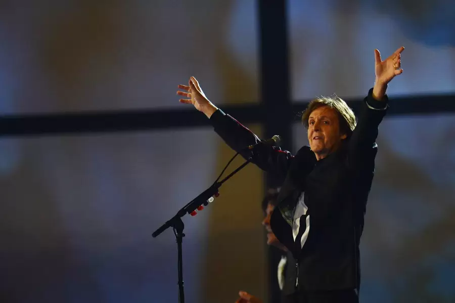 Paul McCartney en las Olimpiadas de Londres (2017).