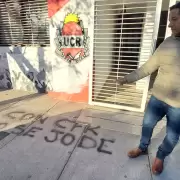 Ataques en Mendoza: pintadas contra la UCR por el caso Cristina Kirchner