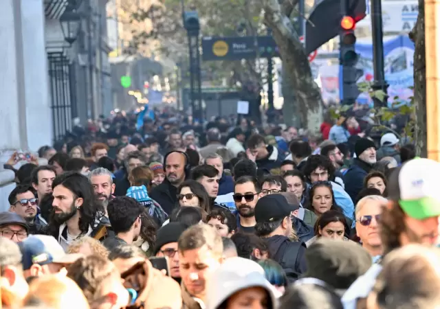 Marcha en favor de Cristina Kirchner.