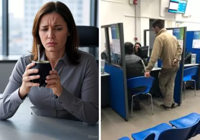 Tomar mate en la oficina, ritual argentino o problema laboral seg�n el contexto.