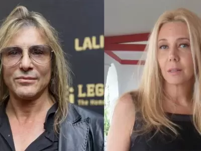 Claudio Caniggia y Mariana Nannis.