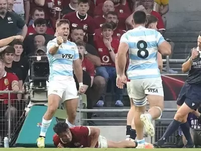 Hist�rica victoria de Los Pumas en Irlanda/
