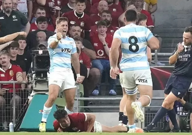 Hist�rica victoria de Los Pumas en Irlanda/