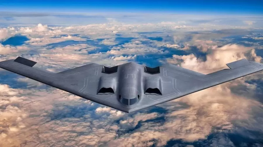 Bombardero B 2, portador de las bombas de profundidad