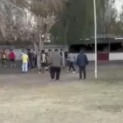 Batalla campal entre dos equipos de la Liga Mendocina de f�tbol
