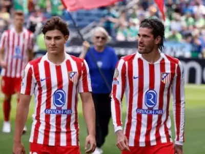 Juli�n �lvarez y Rodrigo De Paul buscar�n con el Atl�tico pasar a octavos/ Fuente: X