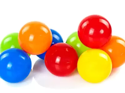 Pelotas de colores.