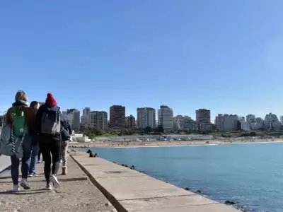 Mar del Plata en invierno.