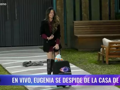 La salida de Gran Hermano de Eugenia Ru�z.