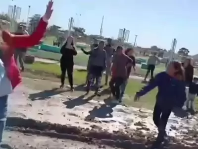 La legisladora radical, agredida por una patota. (Foto: web)