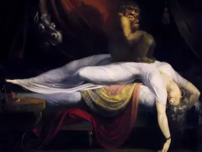 La pesadilla: un �ncubo domina los sue�os de una mujer dormida.
