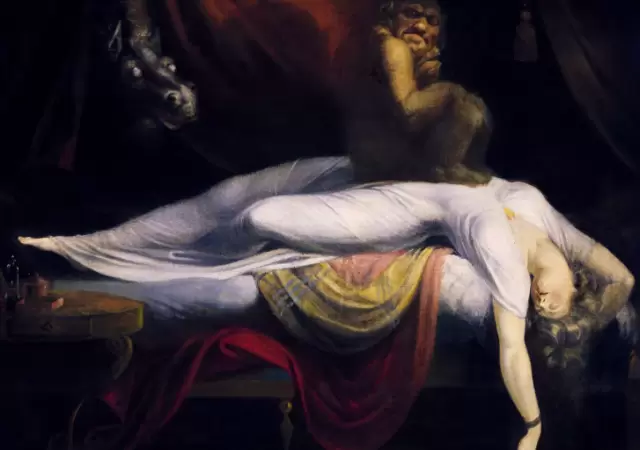 La pesadilla: un �ncubo domina los sue�os de una mujer dormida.