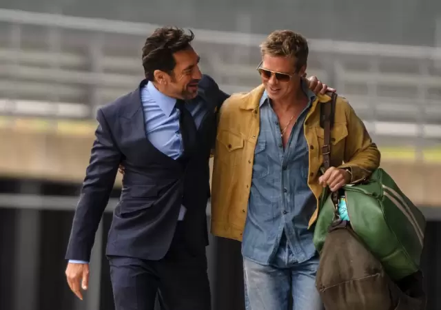 Javier Bardem y Brad Pitt.