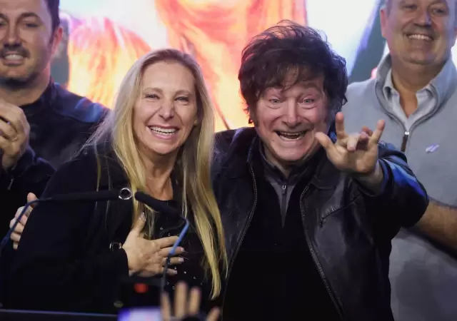 Javier y Karina Milei