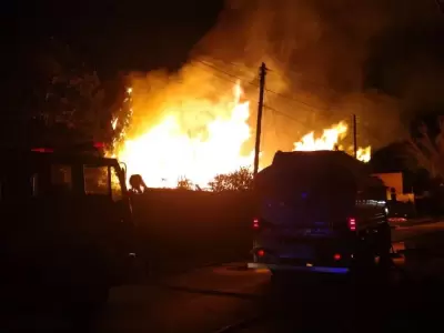 Incendio en Godoy Cruz