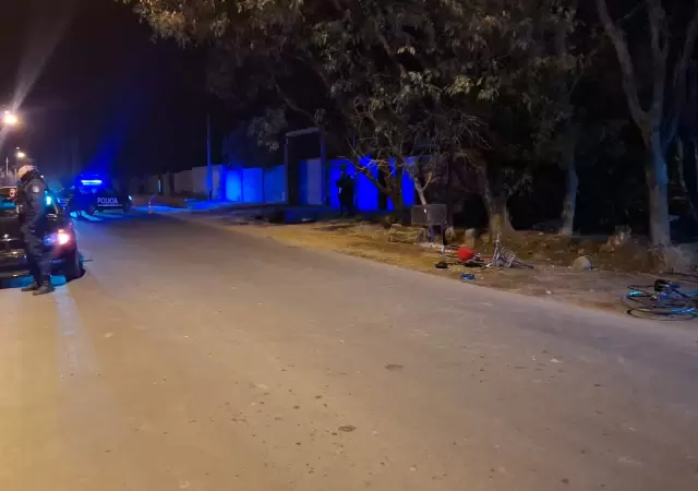 El lugar en que fueron atropelladas las v�ctimas. (Foto: Prensa Ministerio de Seguridad)