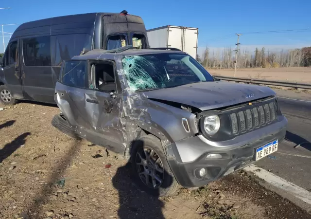 Siniestro vial en Lujn.