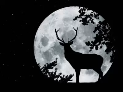 Luna de ciervo.