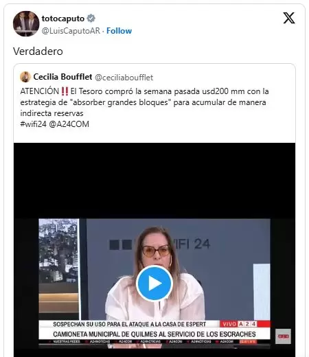 retuit de Caputo