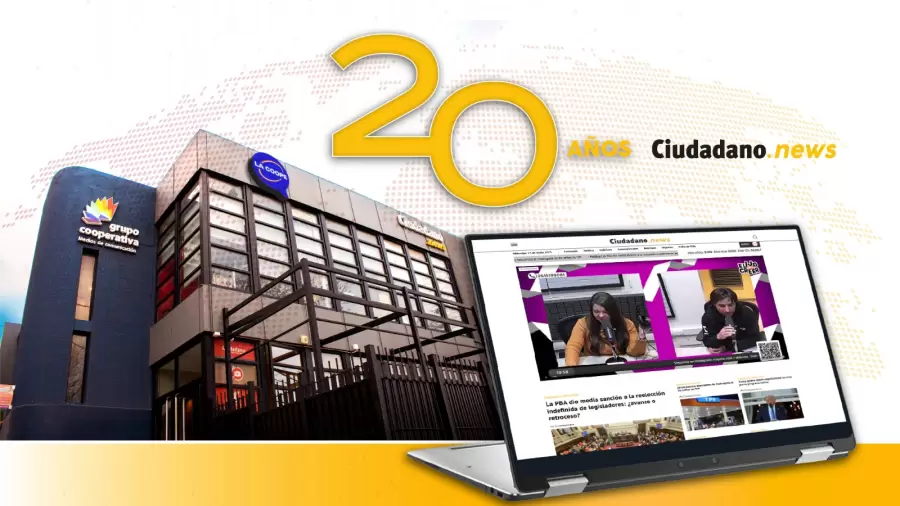 Ciudadano News celebra sus 20 a�os de compromiso con la informaci�n/ Edici�n y dise�o: Gustavo Gabarr�