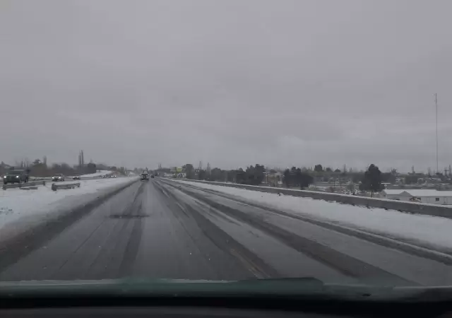 Mendoza nevada: el fen�meno regres� tras dos a�os y dej� postales incre�bles